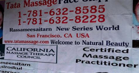 San Francisco massage parlor reviews, massage CA